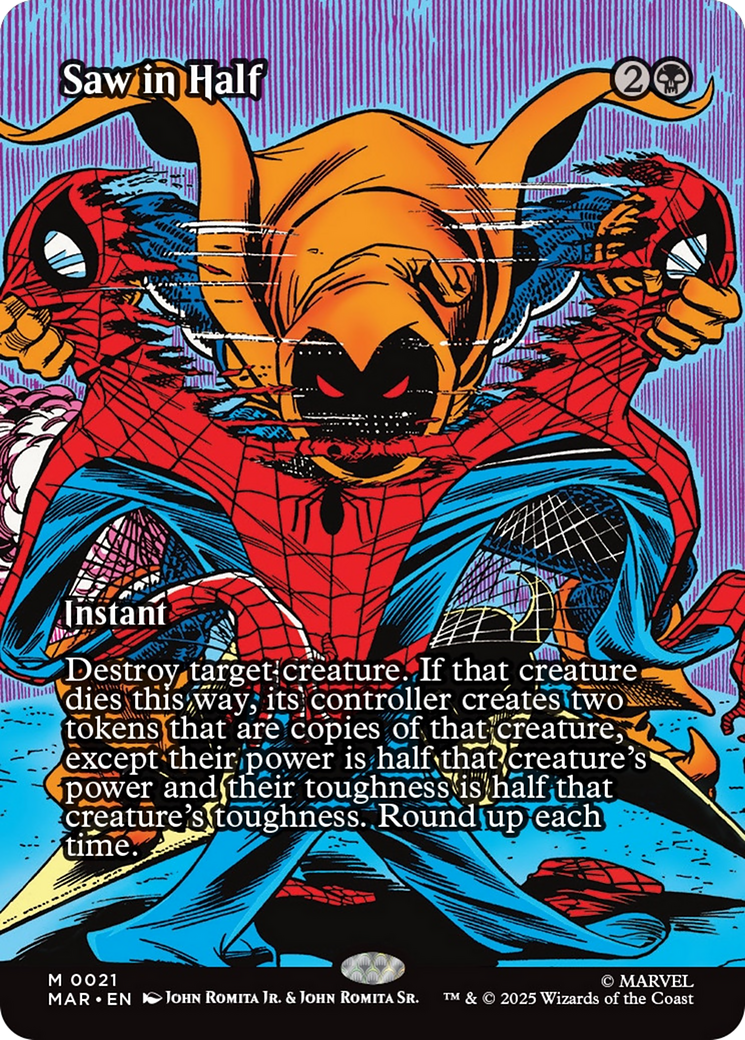 Saw in Half (Borderless) [Marvel Universe: Eternal-Legal] | Tabernacle Games