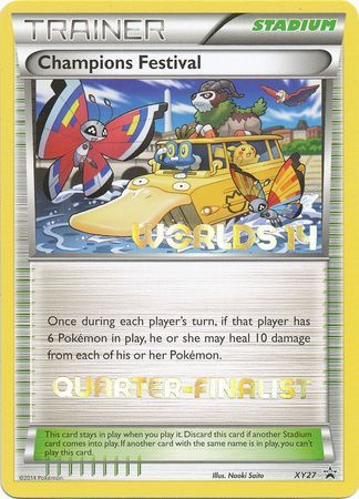 Champions Festival (XY27) (2014 Quarter Finalist) [XY: Black Star Promos] | Tabernacle Games
