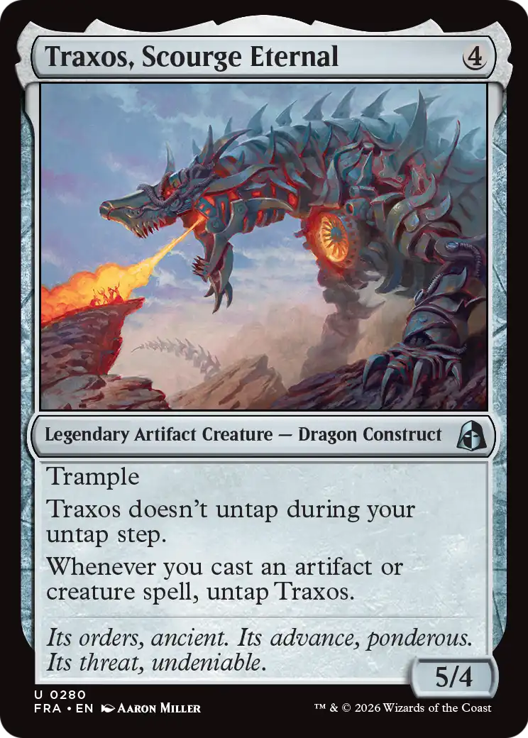 Traxos, Scourge Eternal [Reality Fracture] | Tabernacle Games
