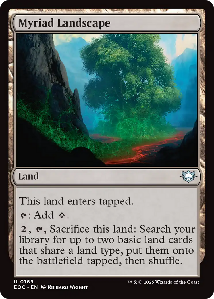 Myriad Landscape [Edge of Eternities Commander] | Tabernacle Games