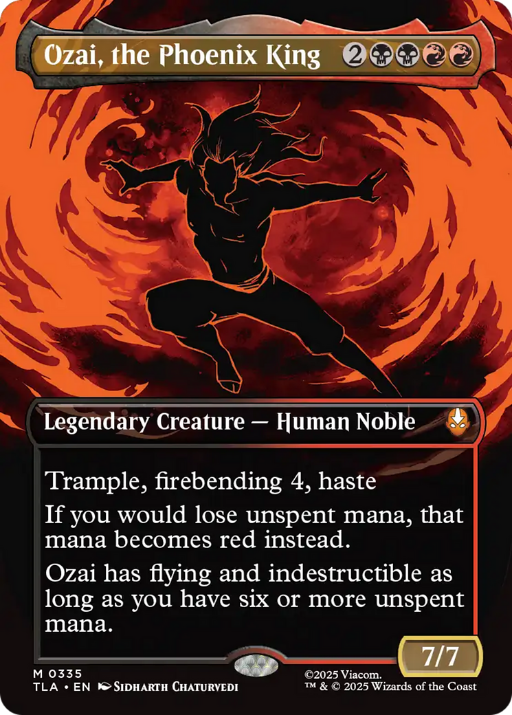 Ozai, the Phoenix King (0335) (Borderless) [Avatar: The Last Airbender] | Tabernacle Games
