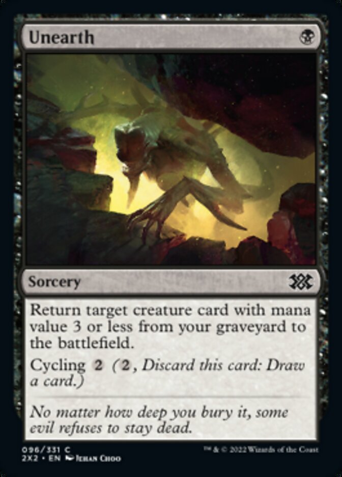 Unearth [Double Masters 2022] | Tabernacle Games