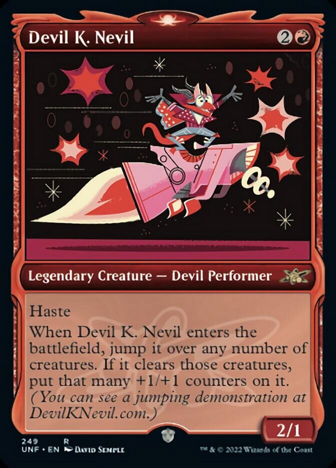 Devil K. Nevil (Showcase) [Unfinity] | Tabernacle Games