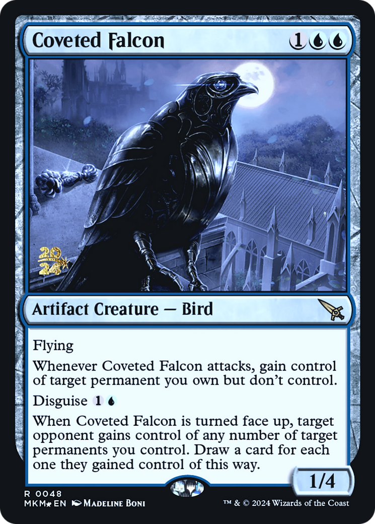 Coveted Falcon [Murders at Karlov Manor Prerelease Promos] | Tabernacle Games