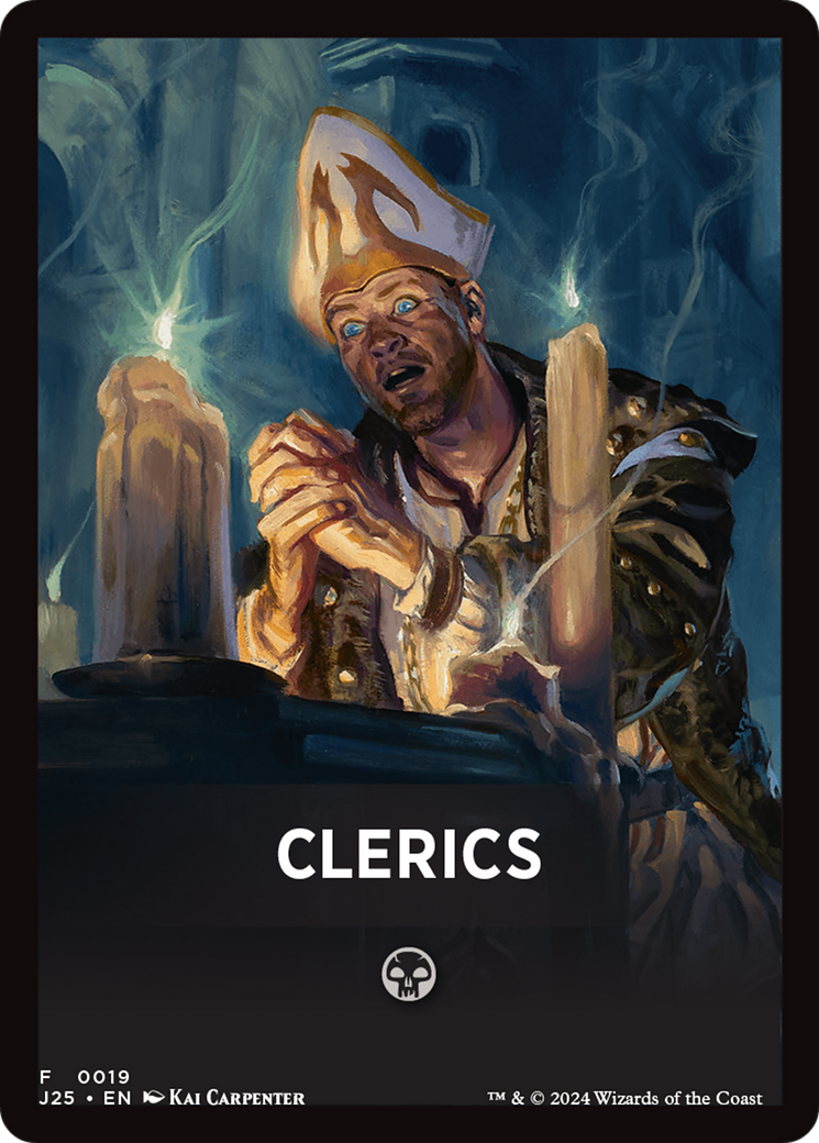 Clerics Theme Card [Foundations Jumpstart Front Cards] | Tabernacle Games