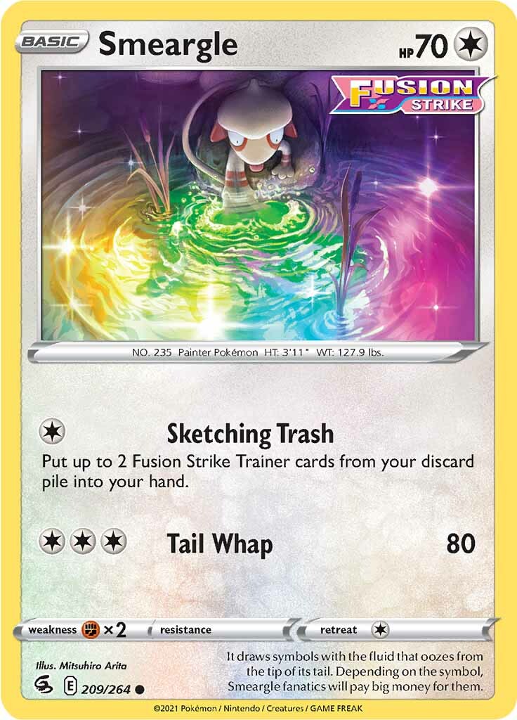 Smeargle (209/264) [Sword & Shield: Fusion Strike] | Tabernacle Games