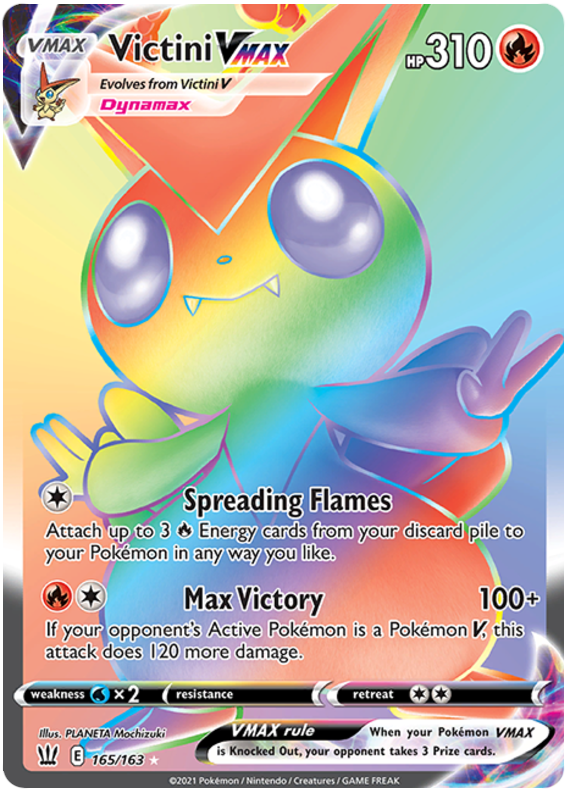 Victini VMAX (165/163) [Sword & Shield: Battle Styles] | Tabernacle Games