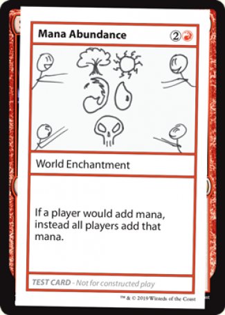 Mana Abundance (2021 Edition) [Mystery Booster Playtest Cards] | Tabernacle Games