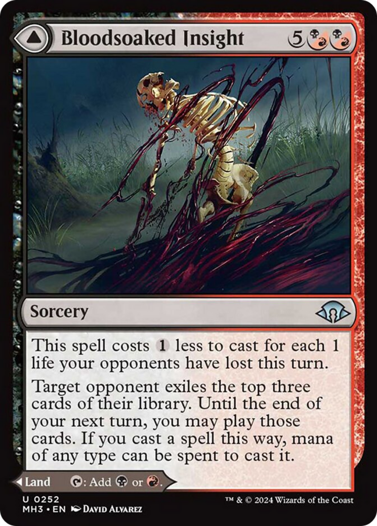 Bloodsoaked Insight // Sanguine Morass [Modern Horizons 3] | Tabernacle Games