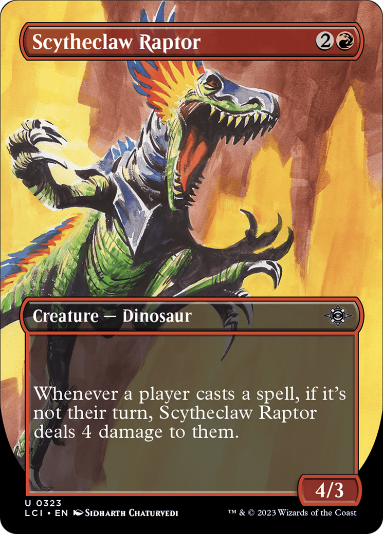 Scytheclaw Raptor (Borderless) [The Lost Caverns of Ixalan] | Tabernacle Games