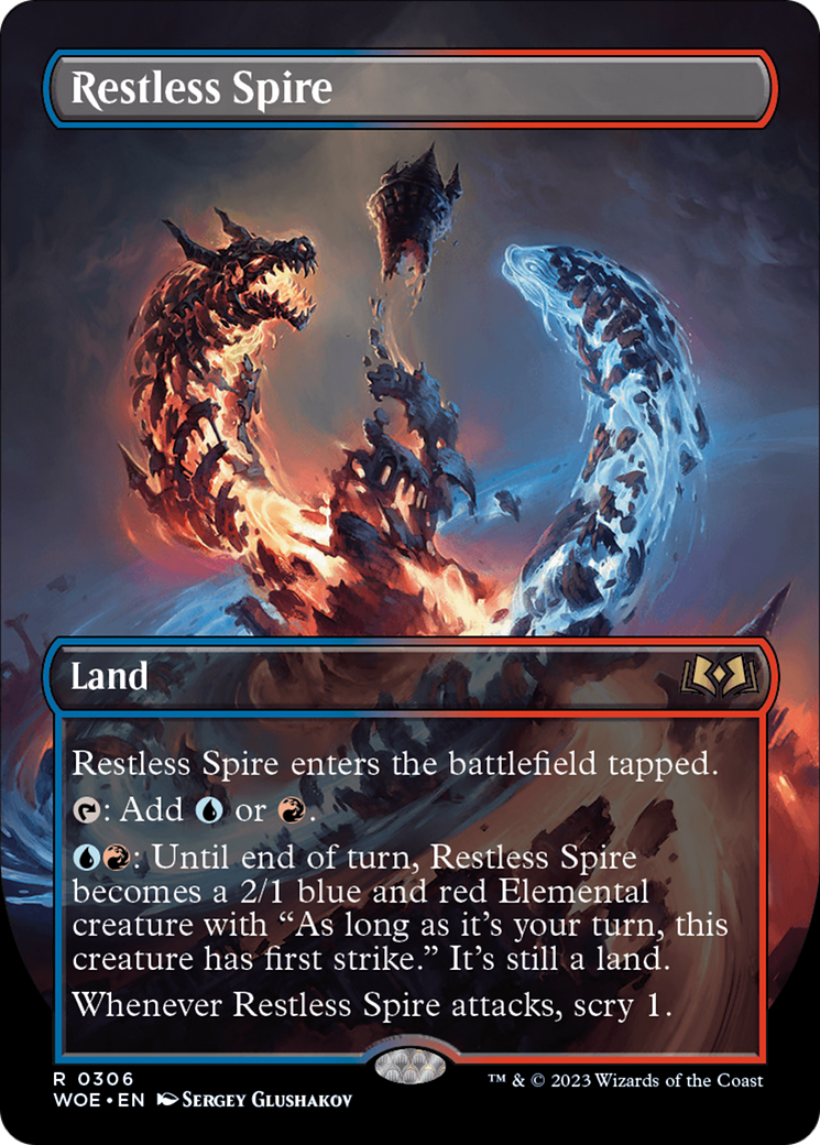Restless Spire (Borderless) [Wilds of Eldraine] | Tabernacle Games