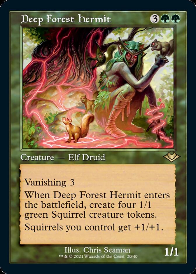 Deep Forest Hermit (Retro Foil Etched) [Modern Horizons 2] | Tabernacle Games