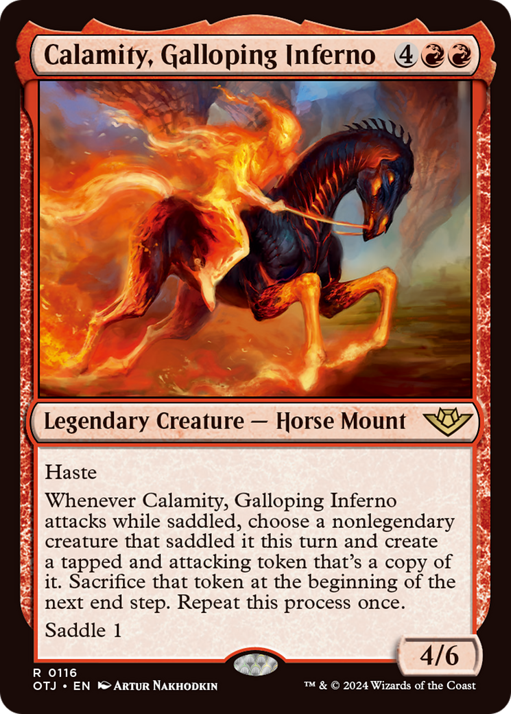 Calamity, Galloping Inferno [Outlaws of Thunder Junction] | Tabernacle Games