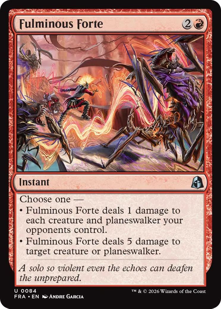 Fulminous Forte [Reality Fracture] | Tabernacle Games