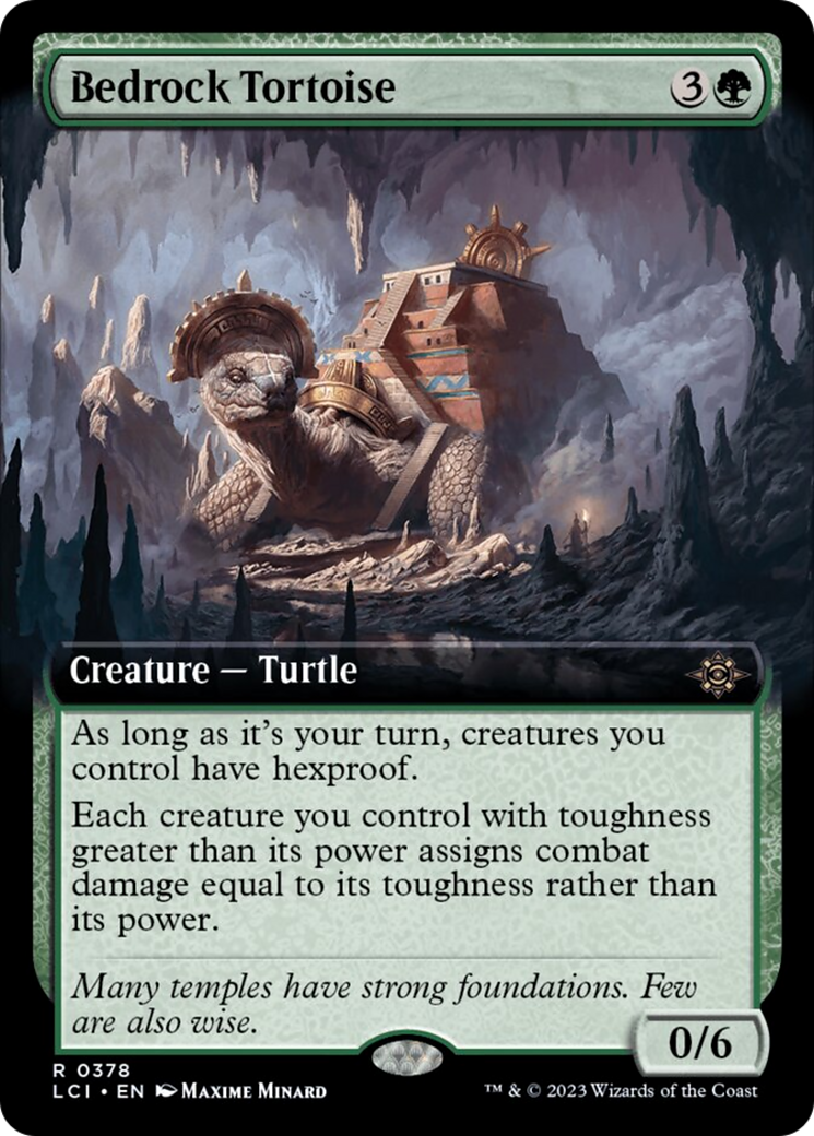 Bedrock Tortoise (Extended Art) [The Lost Caverns of Ixalan] | Tabernacle Games