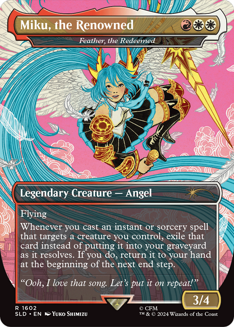 Miku, the Renowned - Feather, the Redeemed [Secret Lair Drop Series] | Tabernacle Games