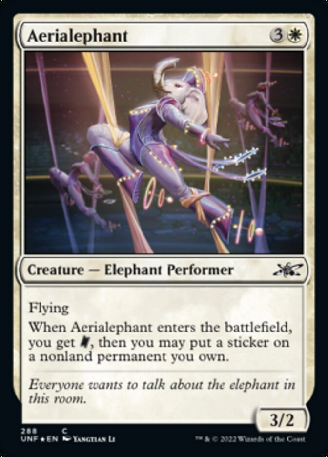 Aerialephant (Galaxy Foil) [Unfinity] | Tabernacle Games