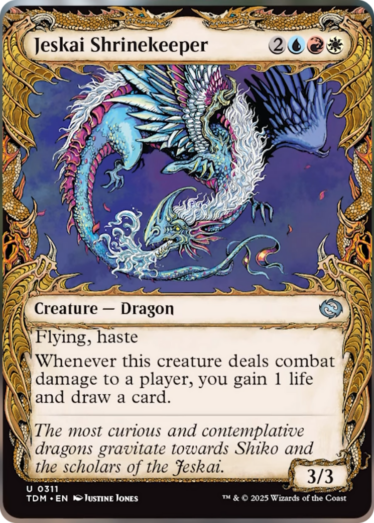 Jeskai Shrinekeeper (Showcase) [Tarkir: Dragonstorm] | Tabernacle Games