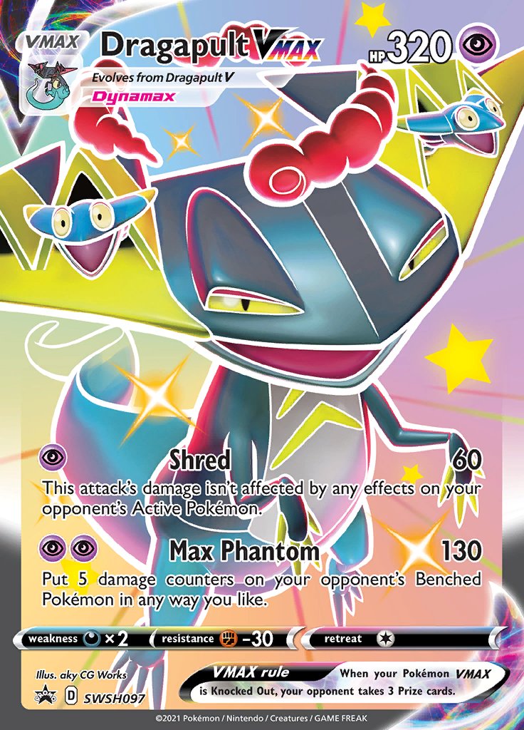 Dragapult VMAX (SWSH097) (Jumbo Card) [Sword & Shield: Black Star Promos] | Tabernacle Games