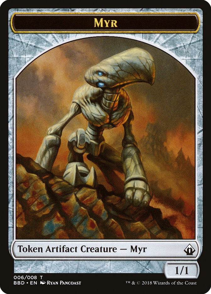 Myr Token [Battlebond Tokens] | Tabernacle Games