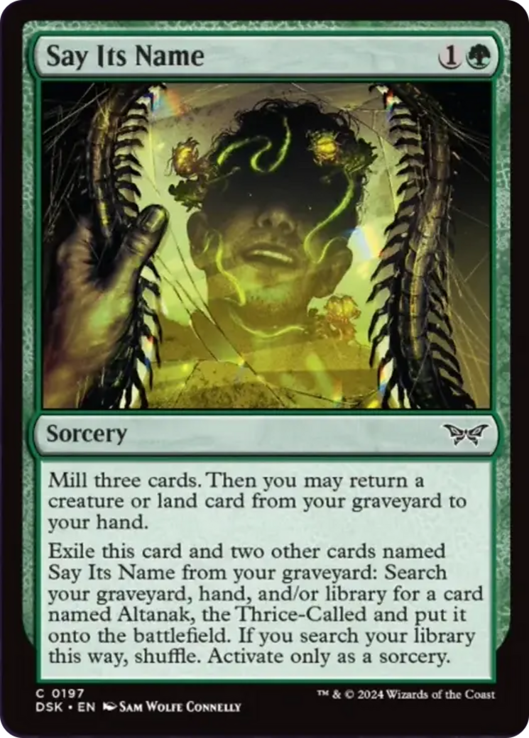 Say Its Name [Duskmourn: House of Horror] | Tabernacle Games