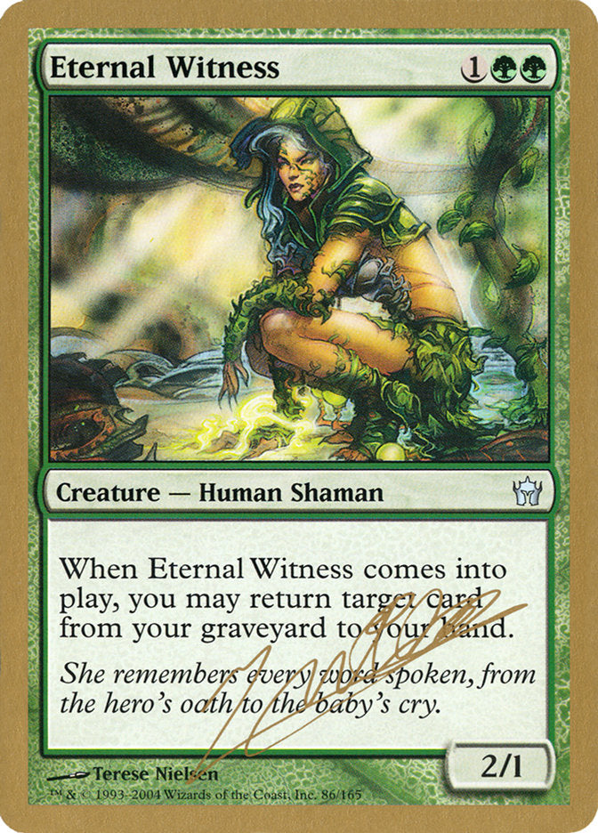 Eternal Witness (Julien Nuijten) [World Championship Decks 2004] | Tabernacle Games