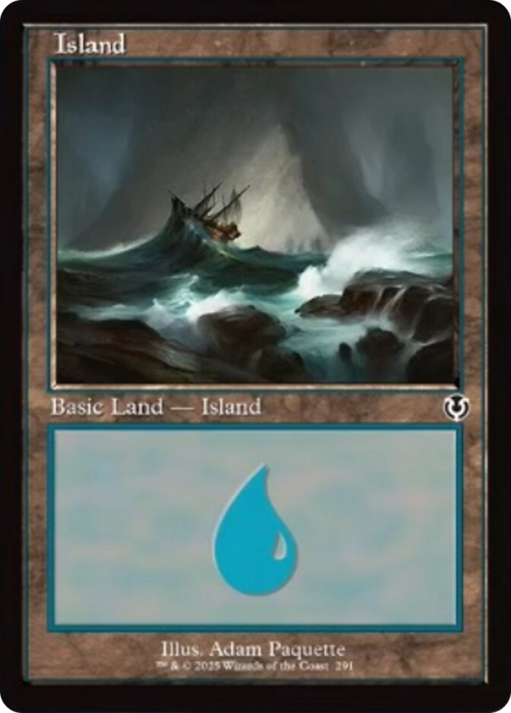 Island (291) (Retro Frame) [Innistrad Remastered] | Tabernacle Games