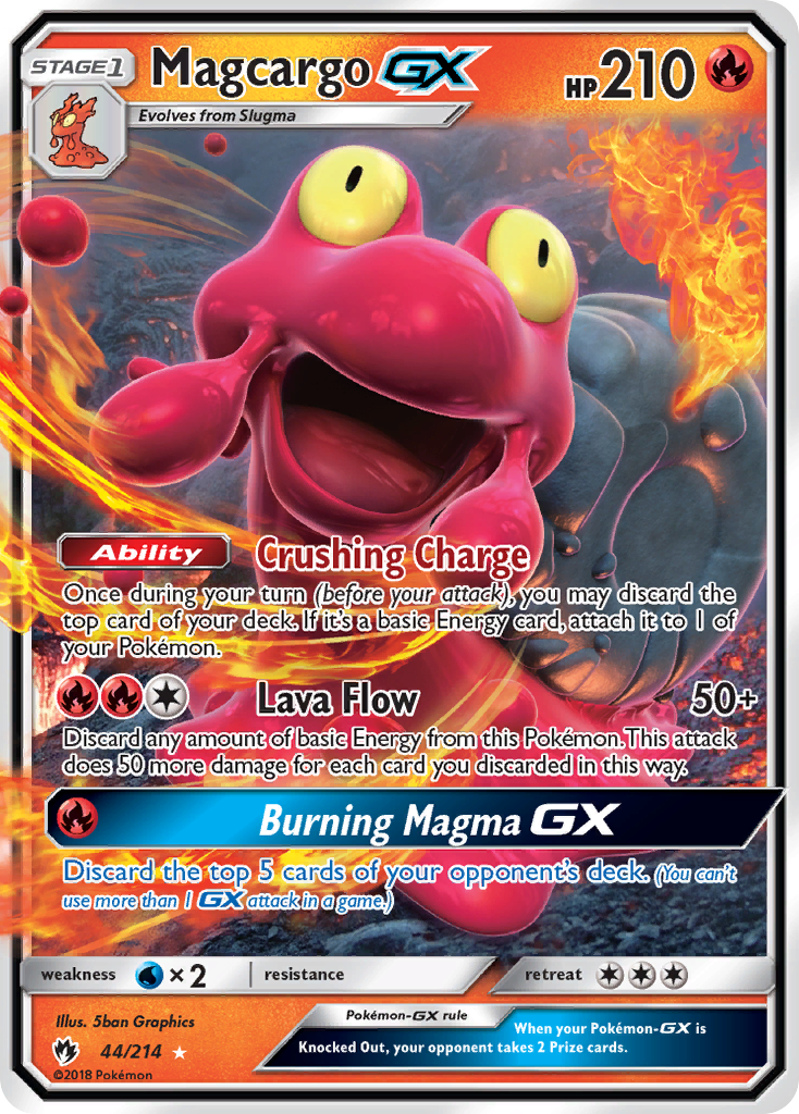 Magcargo GX (44/214) [Sun & Moon: Lost Thunder] | Tabernacle Games