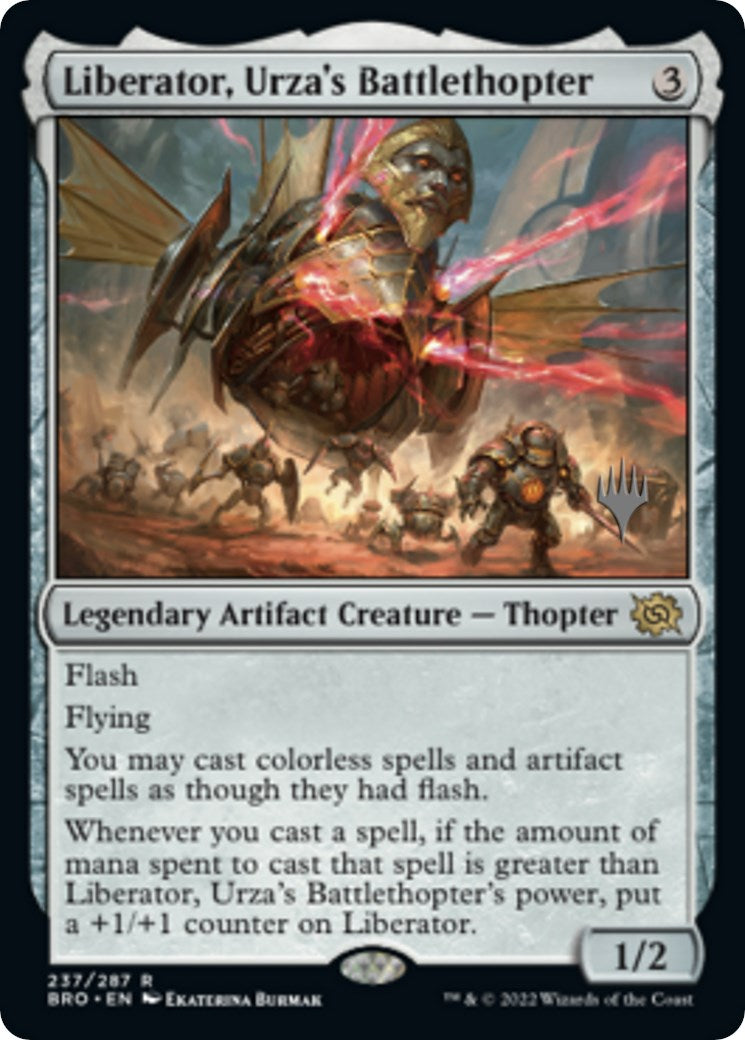 Liberator, Urza's Battlethopter (Promo Pack) [The Brothers' War Promos] | Tabernacle Games