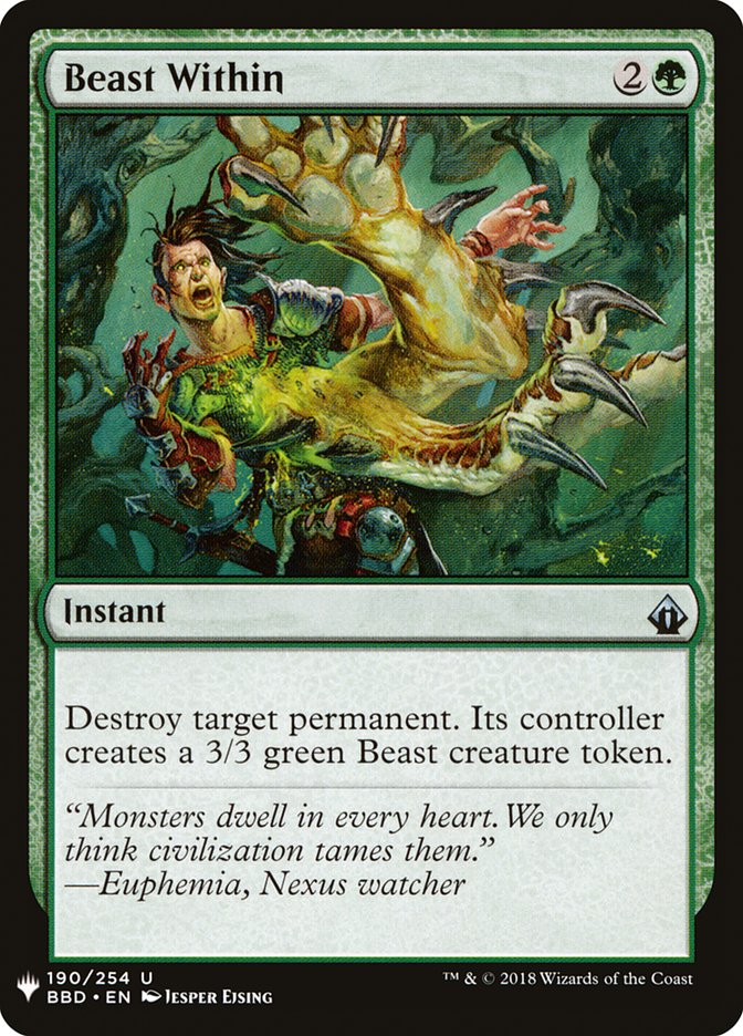 Beast Within [Mystery Booster] | Tabernacle Games