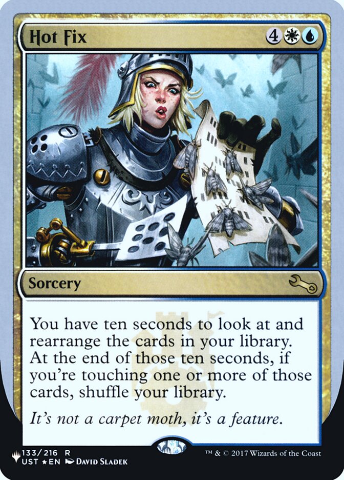 Hot Fix (Unfinity Foil Edition) [The List] | Tabernacle Games