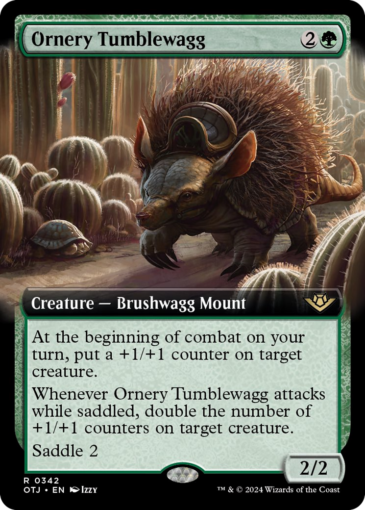 Ornery Tumblewagg (Extended Art) [Outlaws of Thunder Junction] | Tabernacle Games