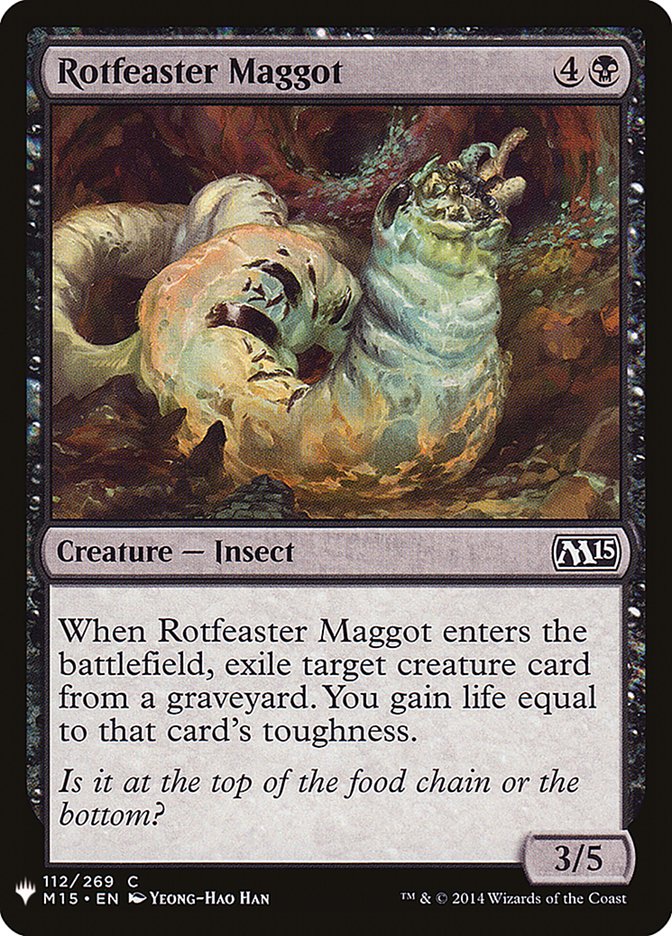 Rotfeaster Maggot [Mystery Booster] | Tabernacle Games