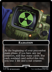 Radiation // Copy Double-Sided Token [Fallout Tokens] | Tabernacle Games