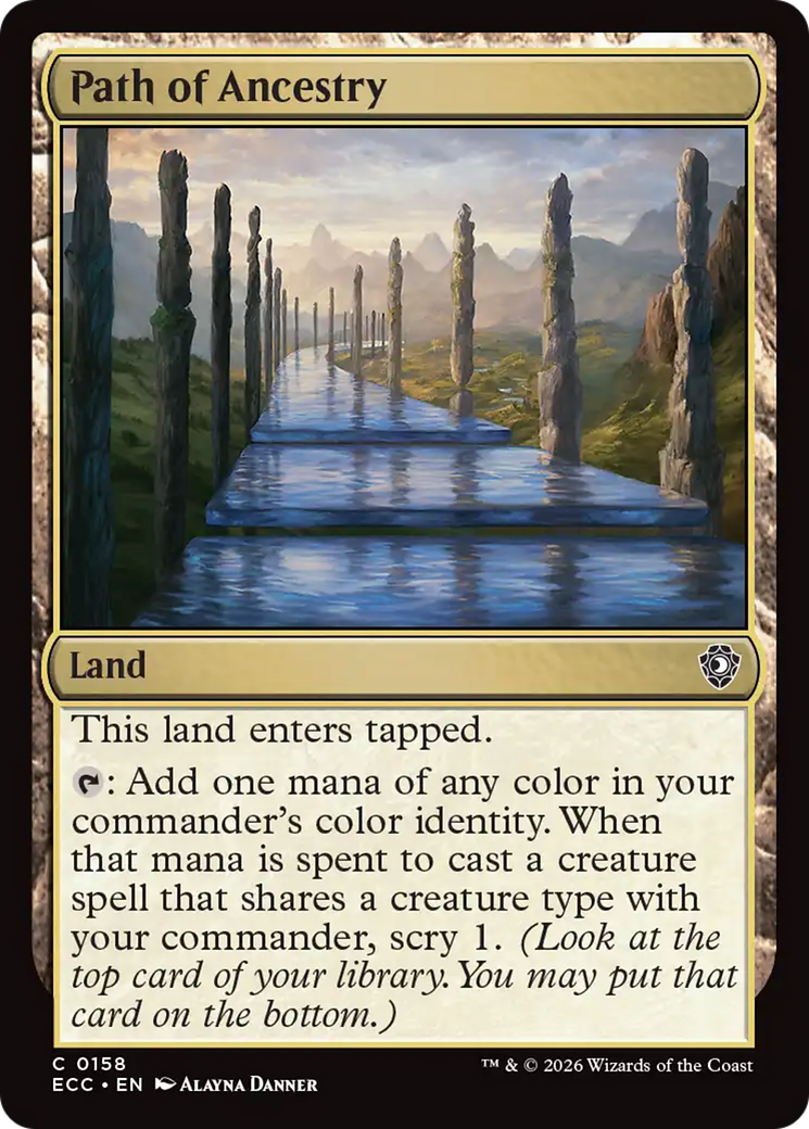 Path of Ancestry [Lorwyn Eclipsed Commander] | Tabernacle Games