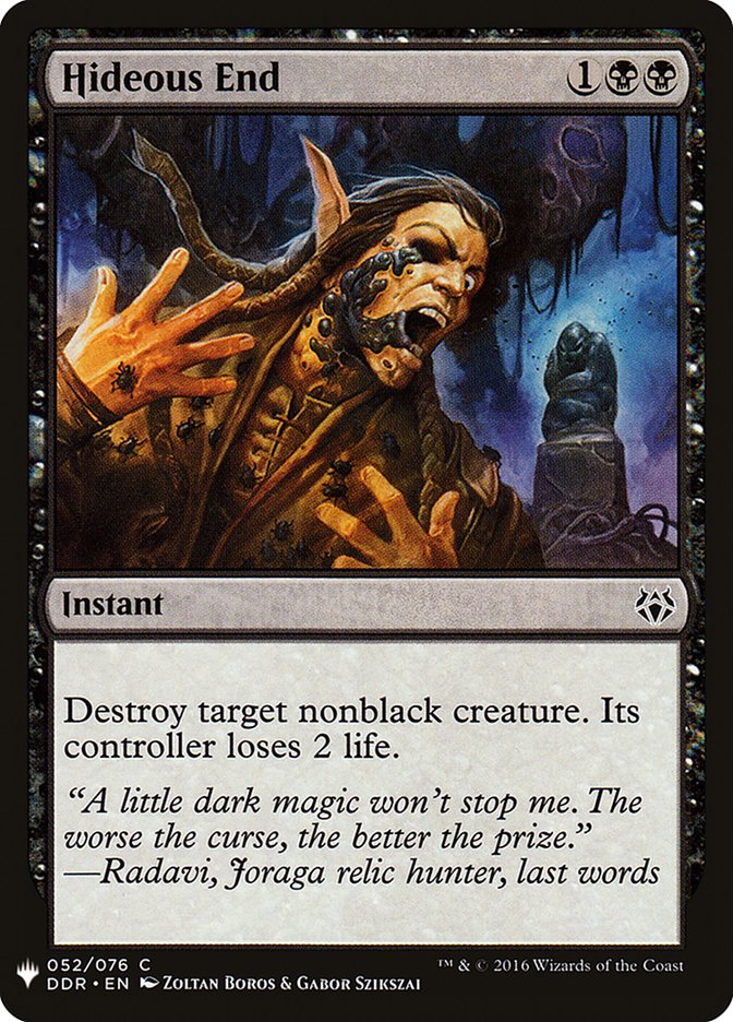 Hideous End [Mystery Booster] | Tabernacle Games