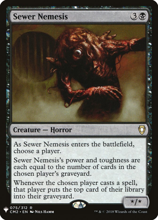 Sewer Nemesis [The List] | Tabernacle Games