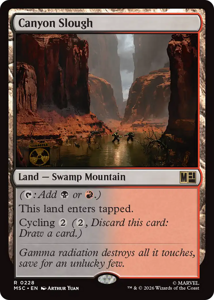 Canyon Slough [Marvel Super Heroes Commander] | Tabernacle Games