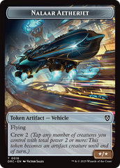 Nalaar Aetherjet // Treasure Double-Sided Token [Aetherdrift Tokens] | Tabernacle Games