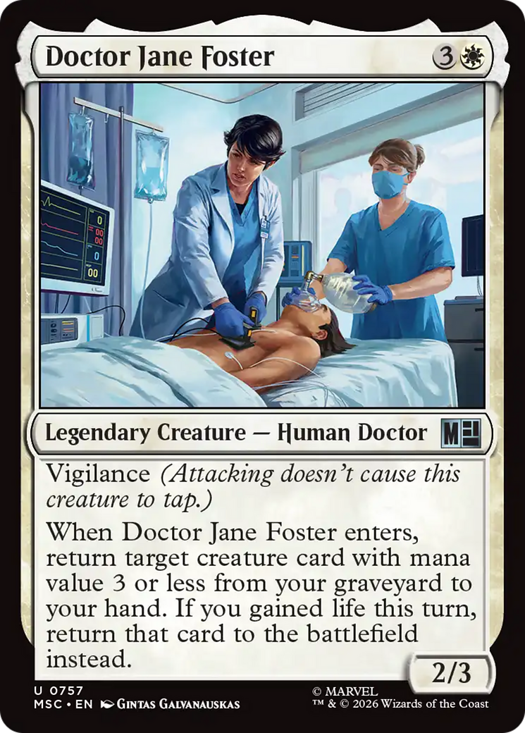 Doctor Jane Foster [Marvel Super Heroes Commander] | Tabernacle Games