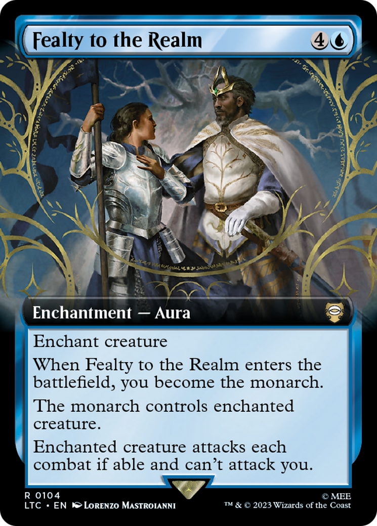 Fealty to the Realm (Extended Art) [The Lord of the Rings: Tales of Middle-Earth Commander] | Tabernacle Games