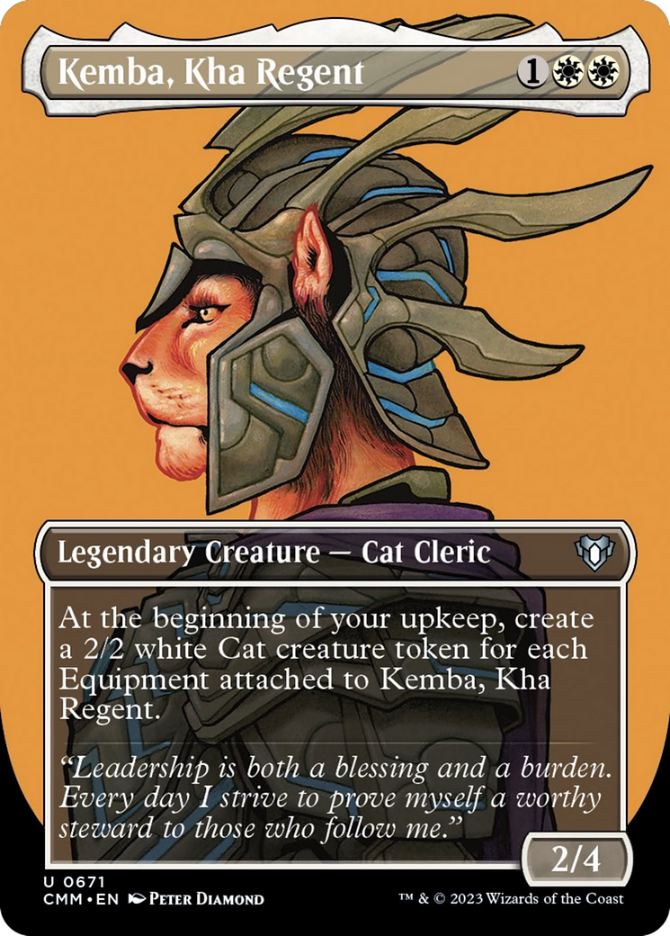 Kemba, Kha Regent (Borderless Profile) [Commander Masters] | Tabernacle Games