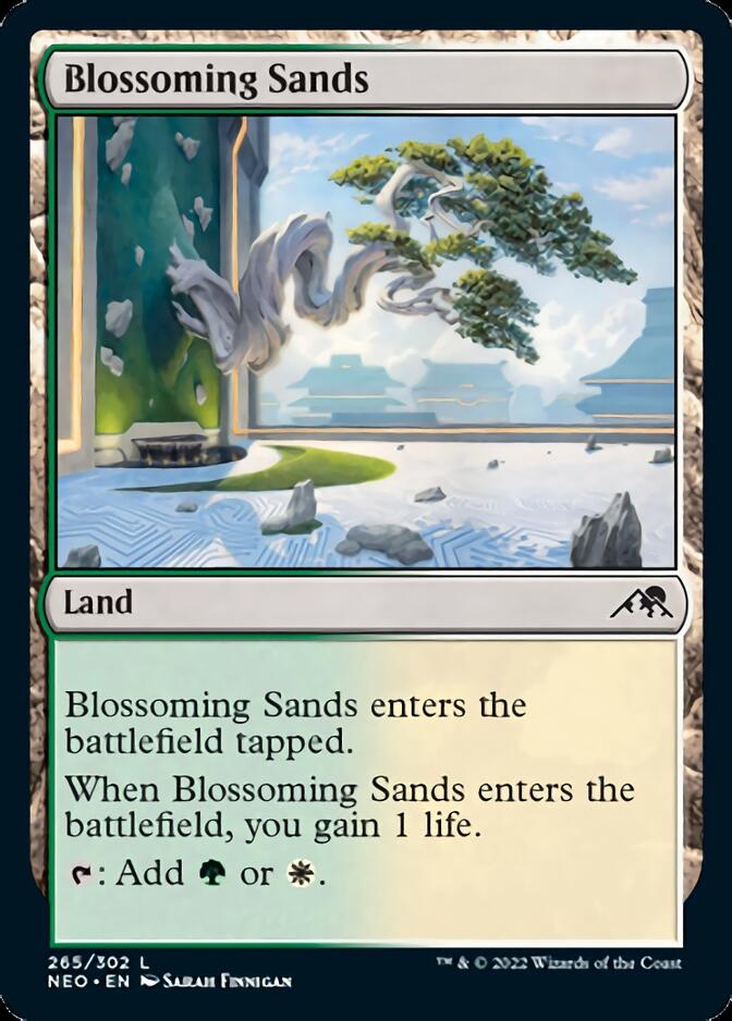 Blossoming Sands [Kamigawa: Neon Dynasty] | Tabernacle Games