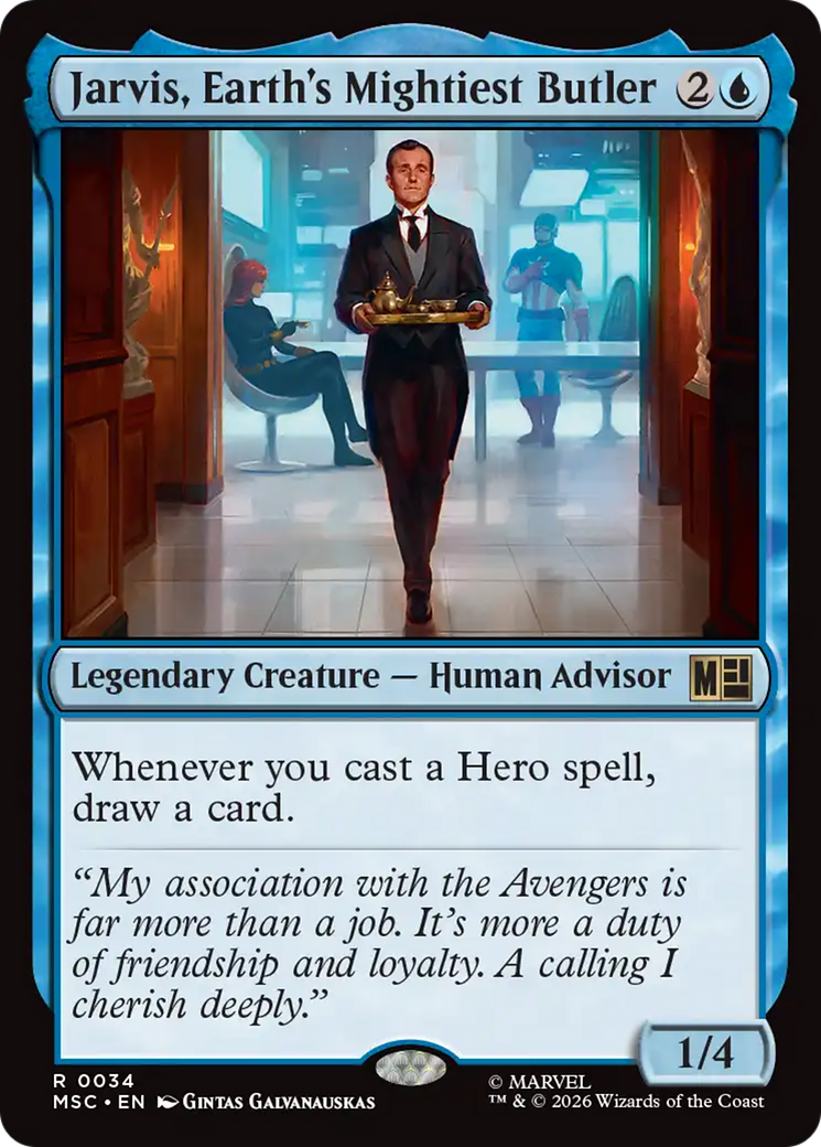 Jarvis, Earth's Mightiest Butler [Marvel Super Heroes Commander] | Tabernacle Games