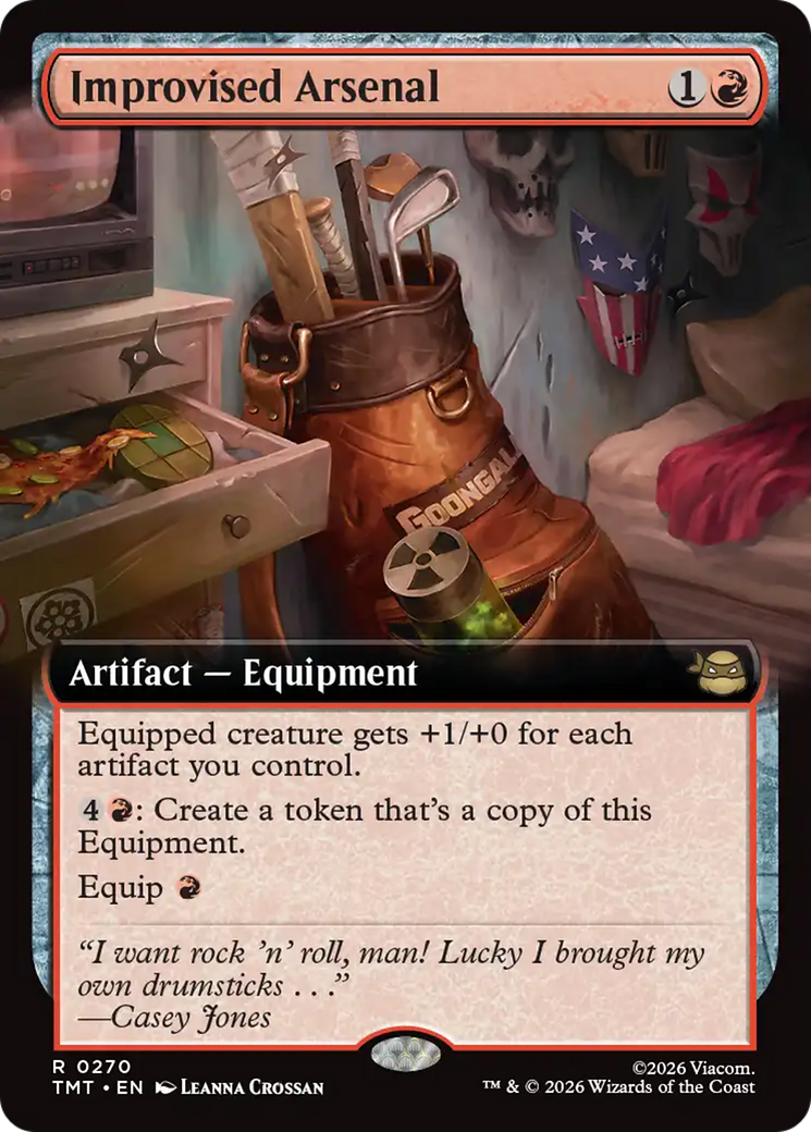 Improvised Arsenal (Extended Art) [Teenage Mutant Ninja Turtles] | Tabernacle Games
