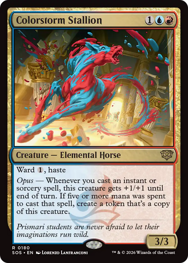 Colorstorm Stallion [Secrets of Strixhaven] | Tabernacle Games