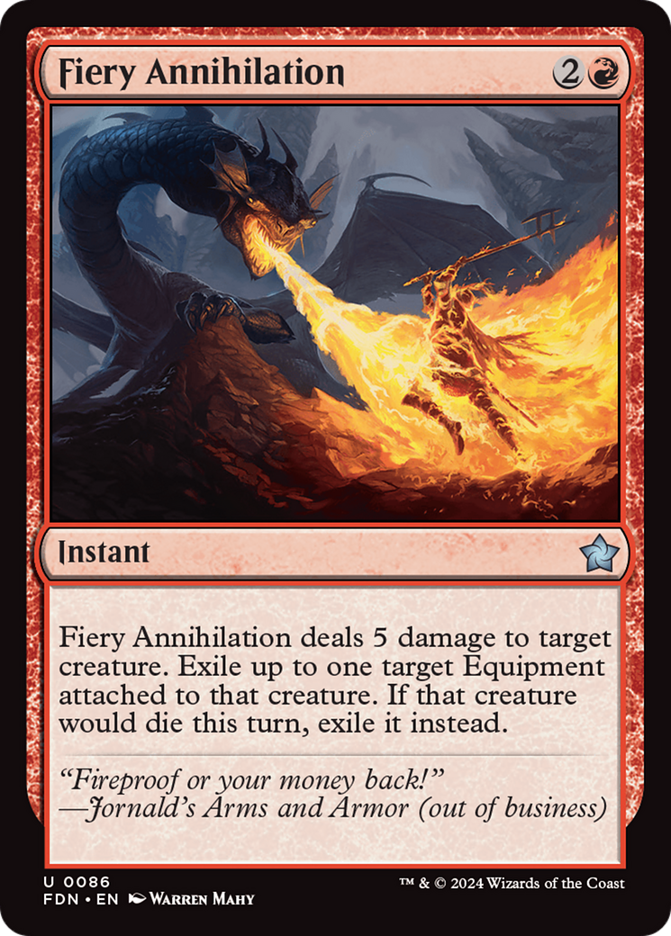 Fiery Annihilation [Foundations] | Tabernacle Games