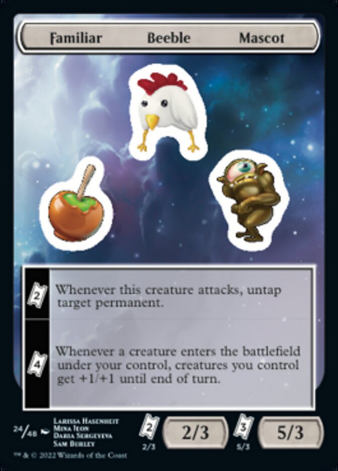 Familiar Beeble Mascot [Unfinity Stickers] | Tabernacle Games