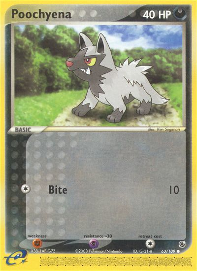 Poochyena (63/109) [EX: Ruby & Sapphire] | Tabernacle Games