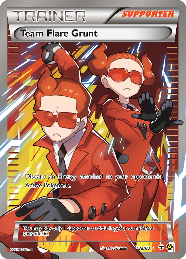 Team Flare Grunt (73a/83) [Alternate Art Promos] | Tabernacle Games